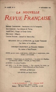 La Nouvelle Revue Française (1908-1940) N° 159 décembre 1926
