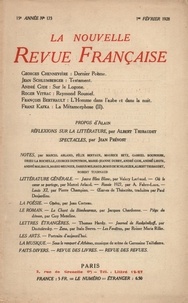  Gallimard - La Nouvelle Revue Française (1908-1943) N° 173 février 1928 : .
