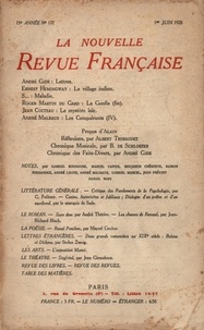  Gallimard - La Nouvelle Revue Française (1908-1943) N° 177 juin 1928 : .