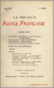  Gallimard - La Nouvelle Revue Française (1908-1943) N° 3 avril 1909 : .