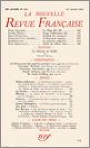 La Nouvelle Revue Française (1908-1940) N° 306 mars 1939