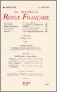La Nouvelle Revue Française (1908-1940) N° 319 avril 1940