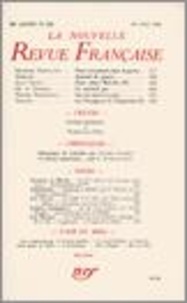  Gallimard - La Nouvelle Revue Française (1908-1943) N° 320 mai 1940 : .