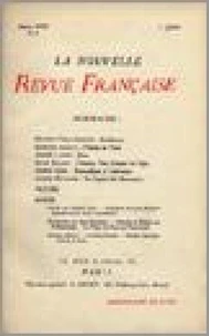 La Nouvelle Revue Française (1908-1940) N° 5 juin 1909