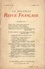 La Nouvelle Revue Française (1908-1943) N° 52 avril 1913