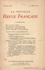 La Nouvelle Revue Française (1908-1943) N° 56 août 1913