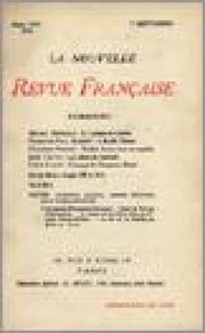 La Nouvelle Revue Française (1908-1940) N° 8 septembre 1909