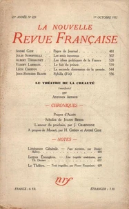 La Nouvelle Revue Française (1908-1943) N° 229 octobre 1932