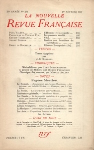  Gallimard - La Nouvelle Revue Française (1908-1943) N° 281 février 1937 : .