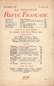  Gallimard - La Nouvelle Revue Française (1908-1943) N° 296 mai 1938 : .