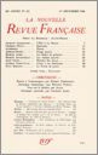 La Nouvelle Revue Française (1908-1943) N° 322 décembre 1940