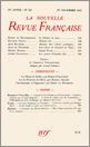 La nouvelle revue française (1908-1943) N° 333 novembre 1941