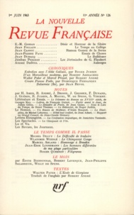  Gallimard - La Nouvelle Revue Française N° 126, juin 1963 : .