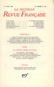  Gallimard - La Nouvelle Revue Française N° 136, avril 1964 : .