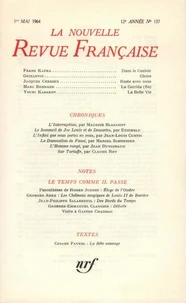 La Nouvelle Revue Française N° 137, mai 1964
