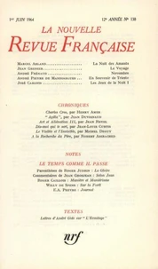 La Nouvelle Revue Française N° 138 juin 1964