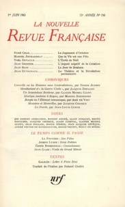 La Nouvelle Revue Française N° 150, juin 1965
