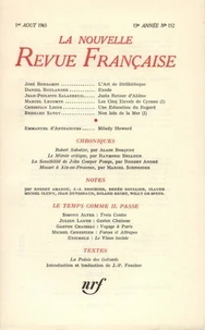 La Nouvelle Revue Française N° 152, Août 1965