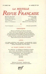 La Nouvelle Revue Française N° 159 mars 1966,