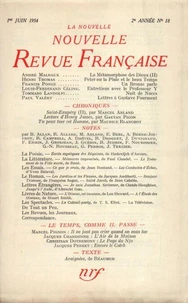 La Nouvelle Revue Française N° 18 juin 1954
