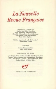 La Nouvelle Revue Française N° 230 février 1972