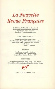 La Nouvelle Revue Française N° 233 mai 1972