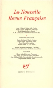 Gallimard - La Nouvelle Revue Française N° 234, juin 1972 : .