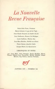 La Nouvelle Revue Française N° 241 janvier 1973