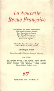 La Nouvelle Revue Française N° 251, novembre 1973