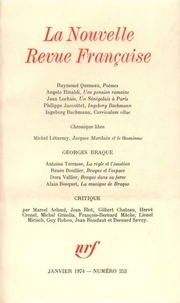La Nouvelle Revue Française N° 253, janvier 1974