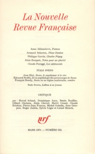  Gallimard - La Nouvelle Revue Française N° 255, mars 1974 : .