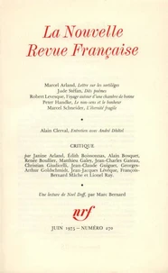 La Nouvelle Revue Française N° 270, juin 1975