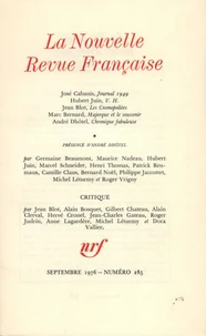La Nouvelle Revue Française N° 285 sept 1976