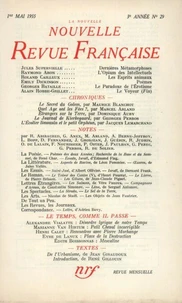 La Nouvelle Revue Française N° 29, mai 1955