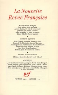 La Nouvelle Revue Française N° 290 février 1977