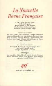  Gallimard - La Nouvelle Revue Française N° 293, mai 1977 : .