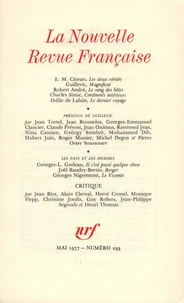 La Nouvelle Revue Française N° 293, mai 1977