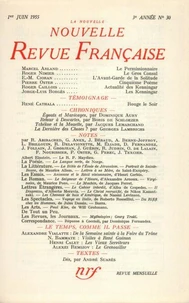 La Nouvelle Revue Française N° 30, juin 1955