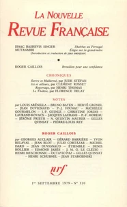 La Nouvelle Revue Française N° 320, septembre 1979