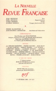  Gallimard - La Nouvelle Revue Française N° 325 février 1980 : .
