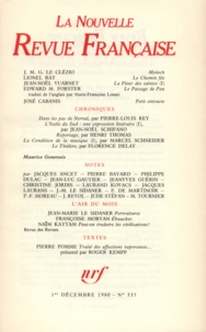  Gallimard - La Nouvelle Revue Française N° 335 décembre 1980 : .
