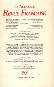 La NRF 338 mars 19881
