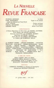 La Nouvelle Revue Française N° 341 juin 1981
