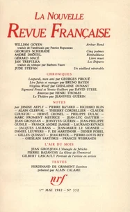 La Nouvelle Revue Française N° 352, mai 1982