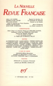  Gallimard - La Nouvelle Revue Française N° 361 février 1983 : .