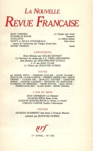 La Nouvelle Revue Française N° 363, avril 1983