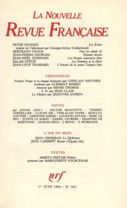 La Nouvelle Revue Française N° 365, juin 1983