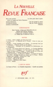  Gallimard - La Nouvelle Revue Française N° 373 février 1984 : .