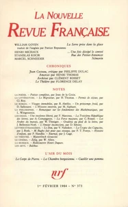 La Nouvelle Revue Française N° 373 février 1984