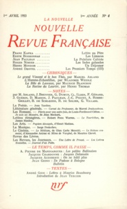 Gallimard - La Nouvelle Revue Française N° 4, Avril 1953 : .